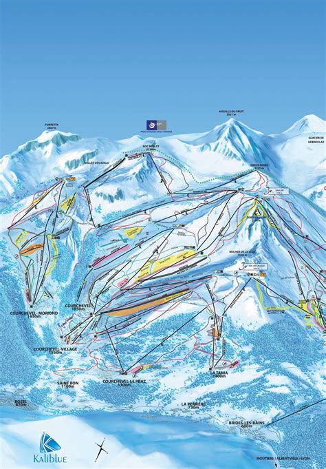 courchevel mappa